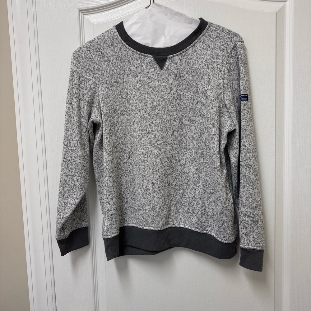 L.L. Bean Heather Gray Crewneck Sweater